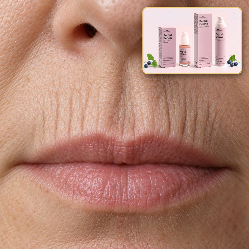 Linien über der Oberlippe: Peptid-Duo von Steiger Naturals