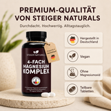 Magnesium 4-fach Komplex, 60 Tabletten