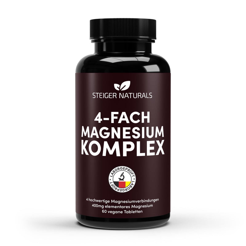 1-Packung, 1 Monats-Vorrat – Magnesium 4-fach Komplex, 60 Tabletten
