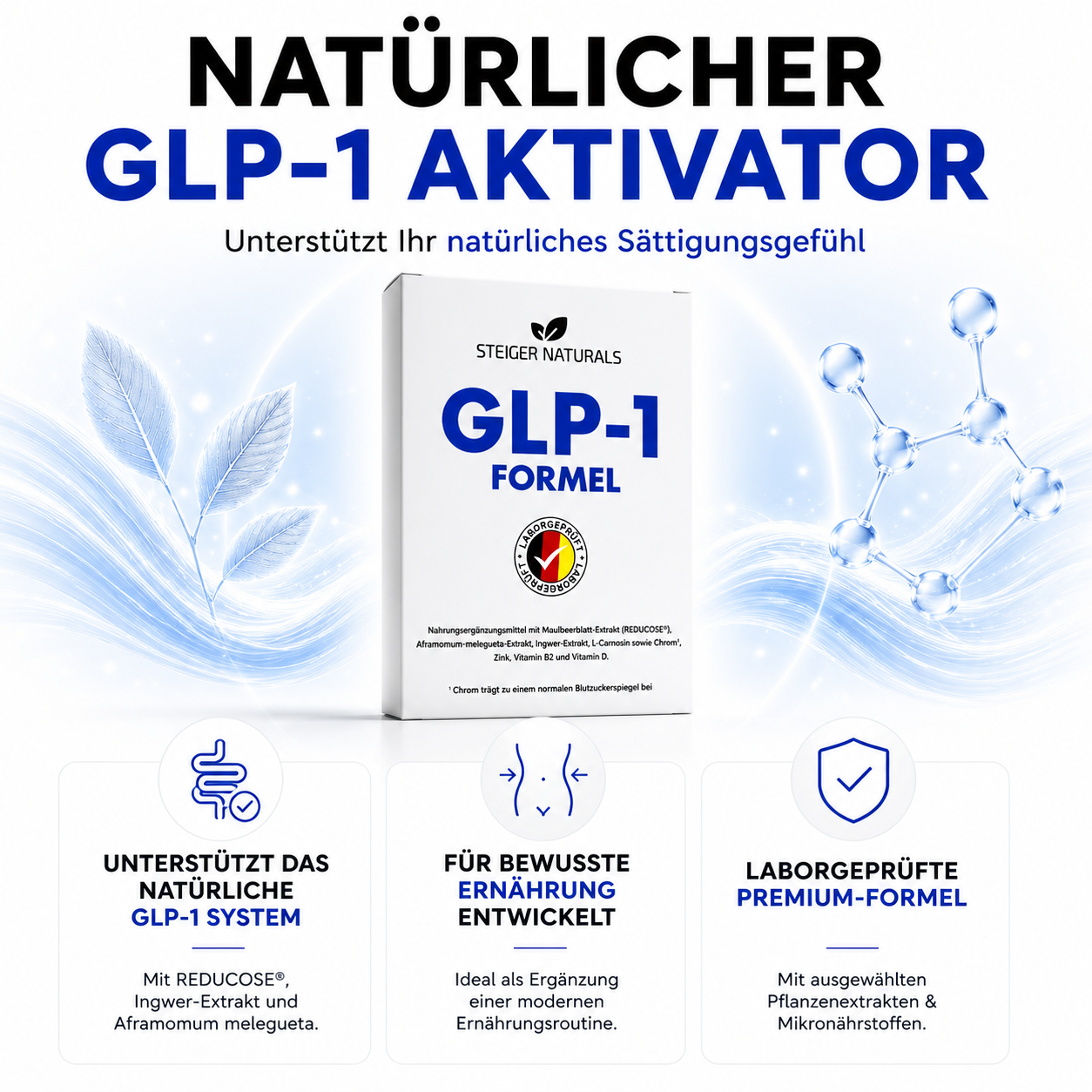 Steiger Naturals GLP-1 Formel