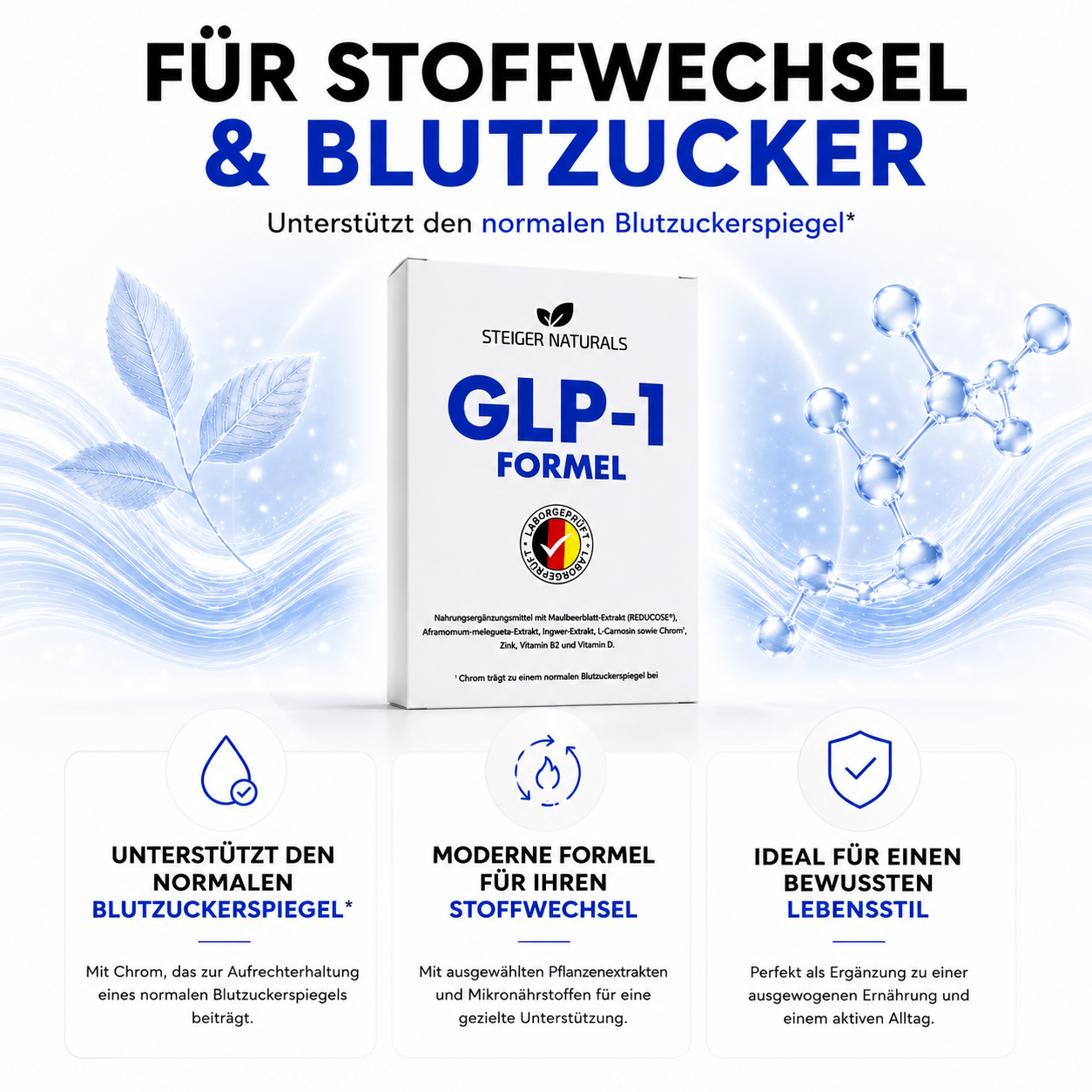 Steiger Naturals GLP-1 Formel