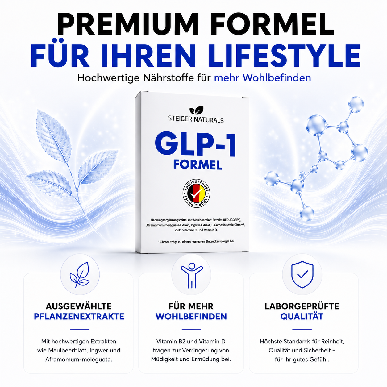Steiger Naturals GLP-1 Formel