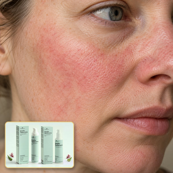 Rote Wangen und die Sensitiv-Routine von Steiger Naturals