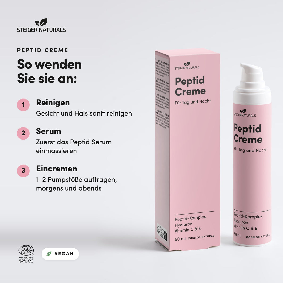 Peptid Creme: So wenden Sie sie an