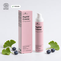 Peptid Creme von Steiger Naturals, 50 ml, Ecocert COSMOS NATURAL, vegan