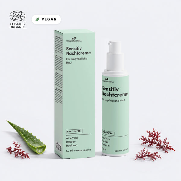 Sensitiv Nachtcreme von Steiger Naturals