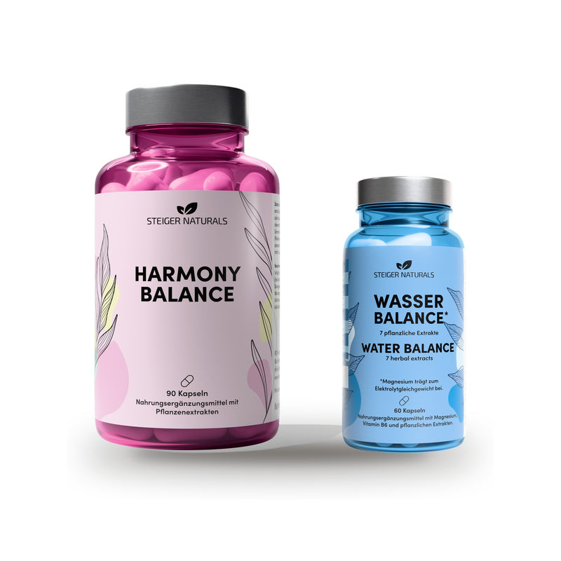 1 Monat zum Kennenlernen – Wechseljahre-Duo: Harmony Balance + Wasser Balance
